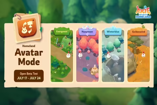 The New Axie Homeland Avatar Mode Lets You Explore Lunacia Without Owning Land | PlayToEarn