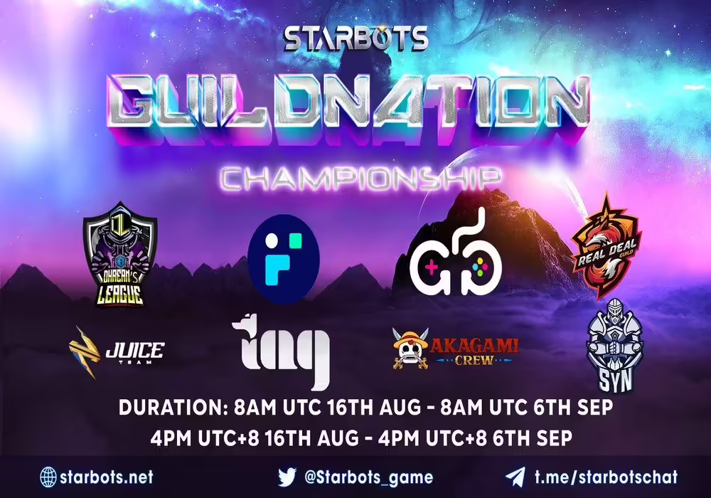 Starbots Guildnation Championship event is now live