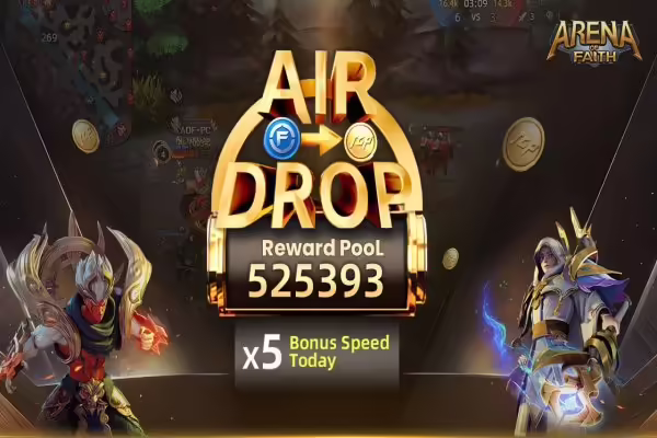 Play to Airdrop in Web3 MOBA Arena of Faith | PlayToEarn