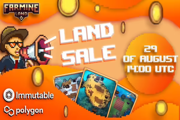 Win a Farmine Land Whitelist Pass Now for NFT Land Sale Starting On August 29th | PlayToEarn