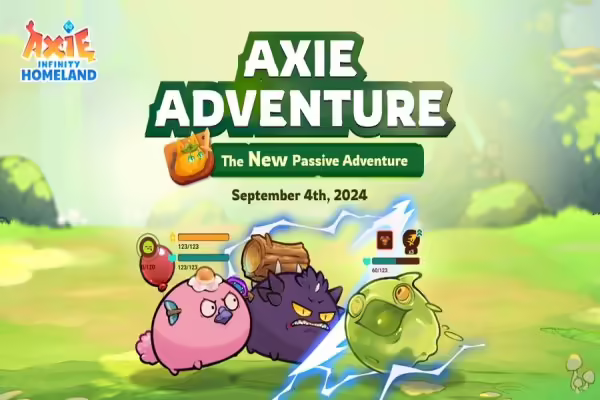 Axie Infinity to Launch Passive Adventure Update in Homeland on September 4 | PlayToEarn