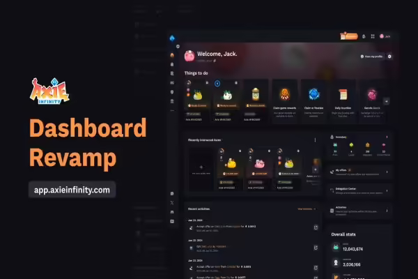 Explore the New App.axie Dashboard: Simplified, Integrated, and User-Friendly | PlayToEarn