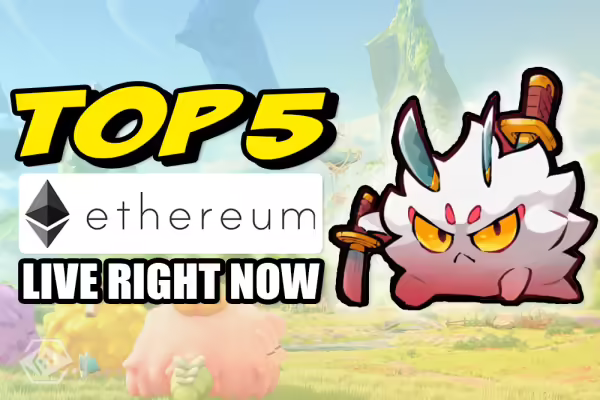Top 5 Crypto Games On Ethereum Live Now! | PlayToEarn