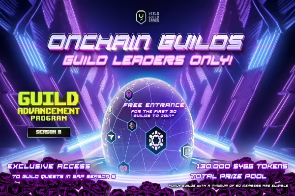 Yield Guild Games Launches Onchain Guilds on Base Blockchain | PlayToEarn
