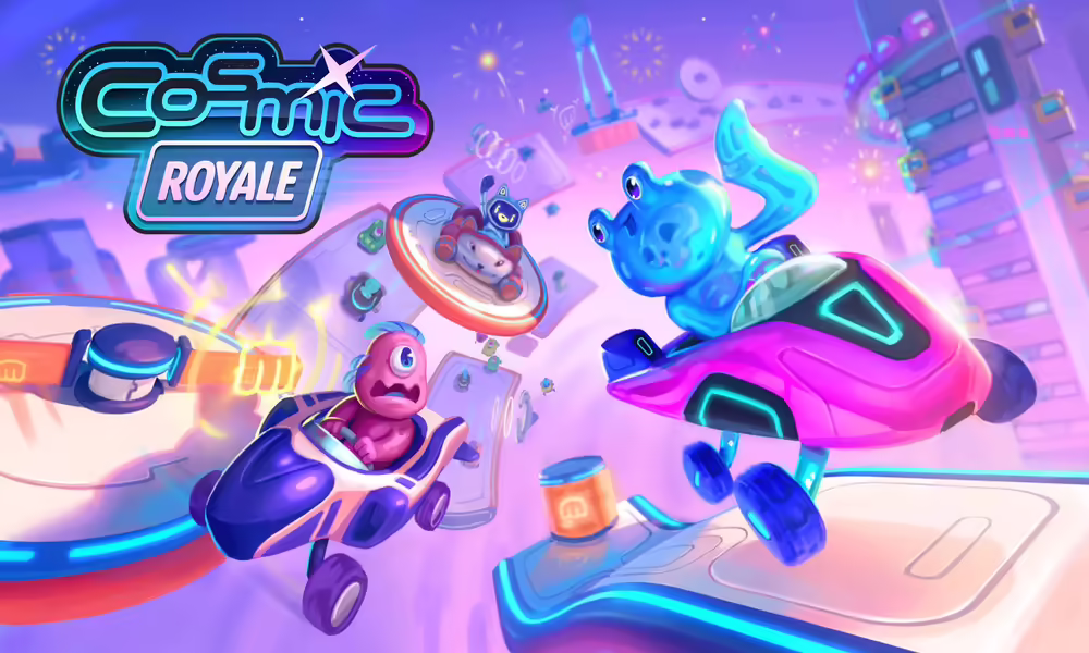 Go Karting in Cosmic Royale Season 0 on December 12th