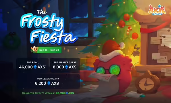 Join The Frosty Fiesta in Axie Infinity for 60K+ AXS Rewards! | PlayToEarn
