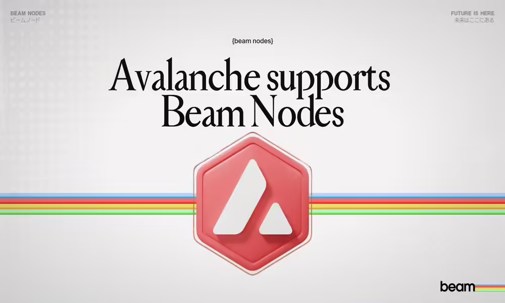 Avalanche Is Minting $500K Worth of Beam Node Tokens