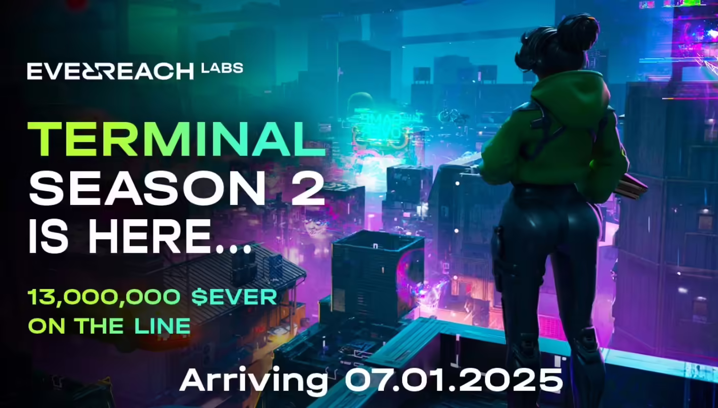 Everreach Terminal Season 2 Goes Live: 13 Million $EVER Tokens on the Line