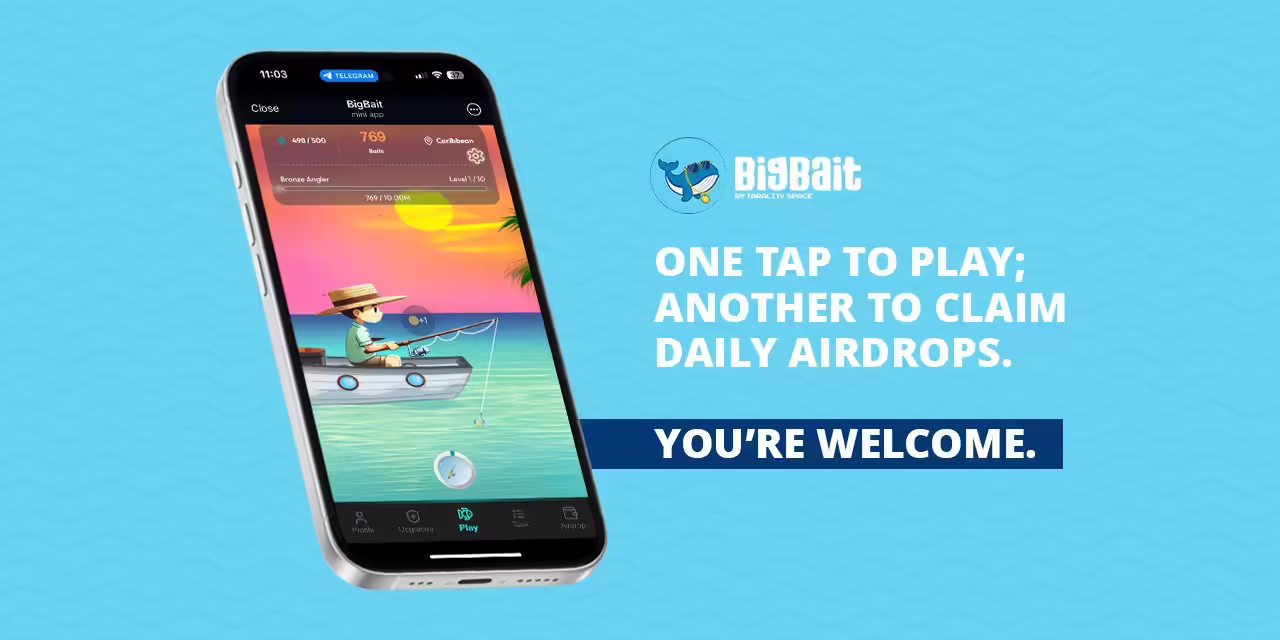 $20K Reward Pool, Daily Airdrops, and an Amazing Launchpad - BigBait’s Nonstop Airdrops Keep Players Hooked All Year Long!