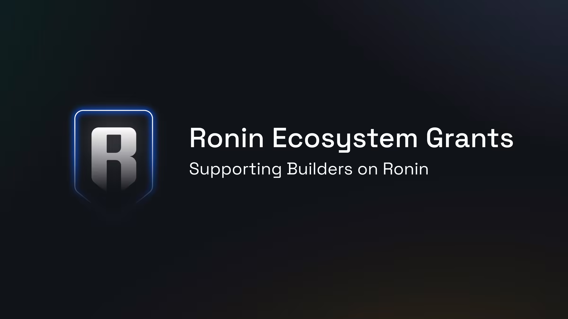 Ronin Network Unveils $10M Ecosystem Grants Initiative