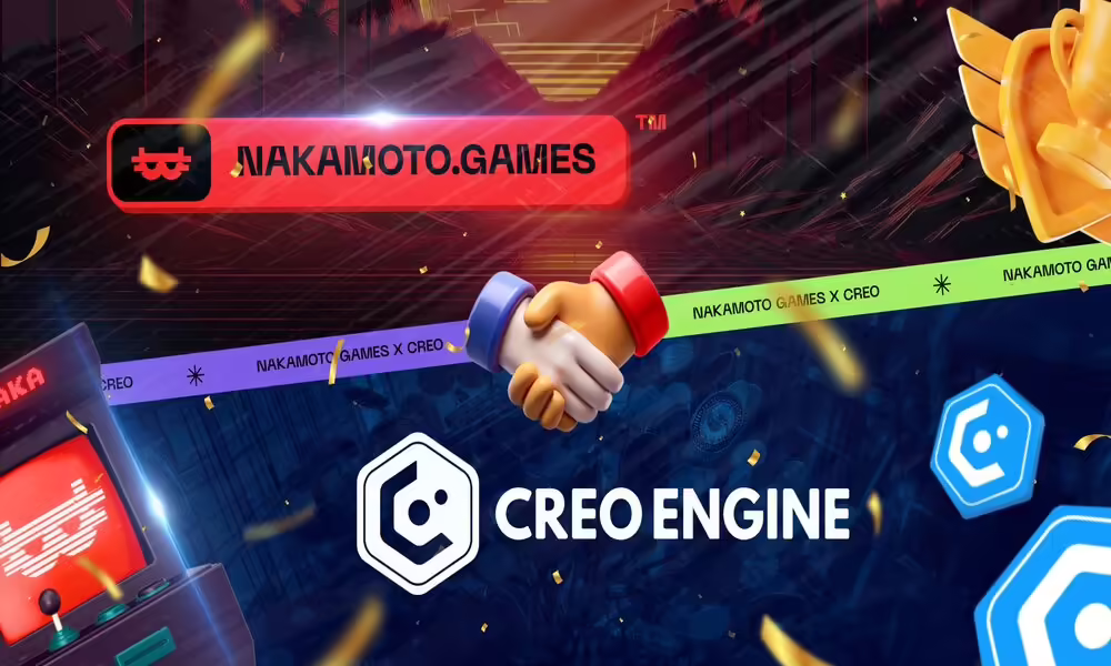 Nakamoto Games Teams Up With Creo Engine to Bring Web3 Gaming to Millions of Gamers