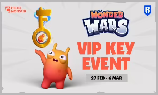 Join the Wonder Wars VIP Key Event for P2A Points Multiplier | PlayToEarn
