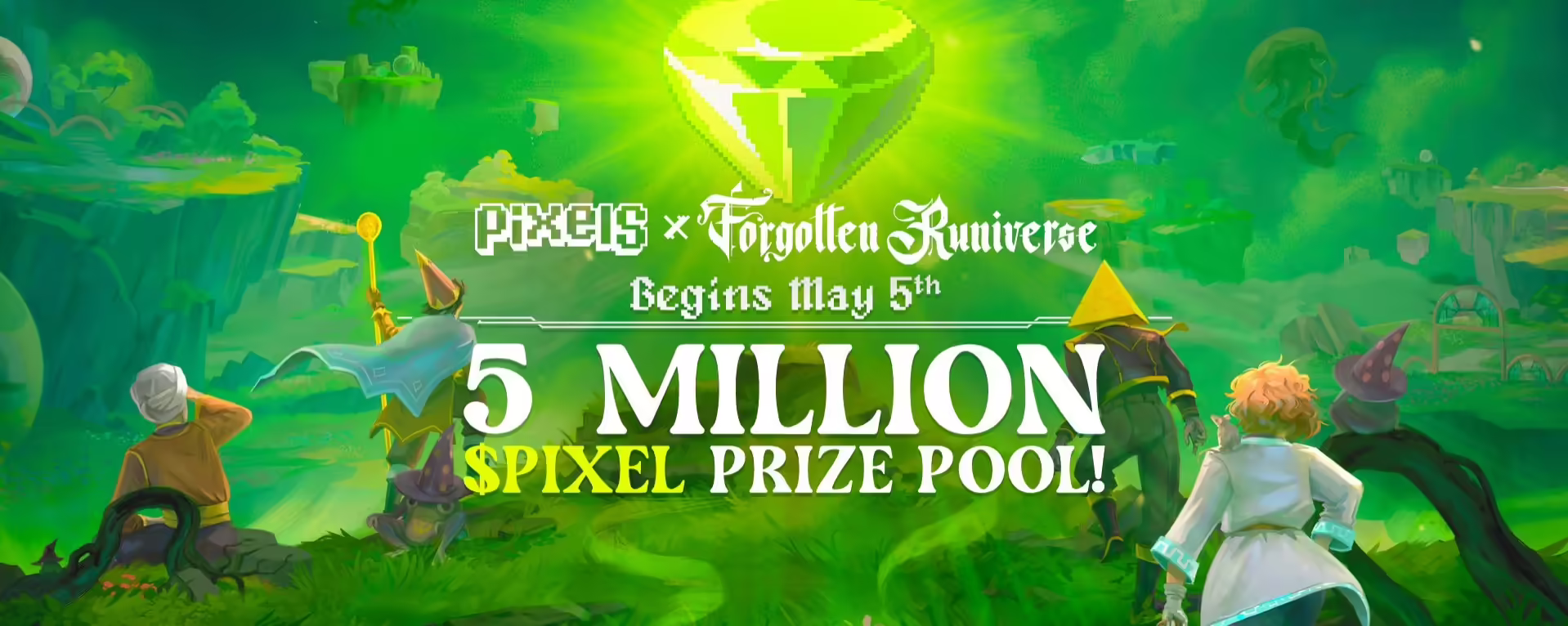 Pixels and Forgotten Runiverse Launch 5 Million $PIXEL Crossover Event