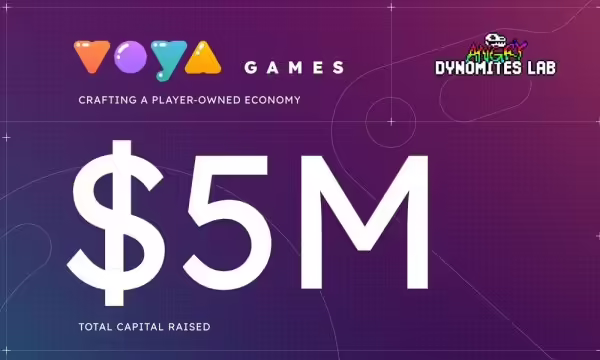 VOYA Games and Angry Dynomites Lab Raise $5M to Launch Craft World | PlayToEarn
