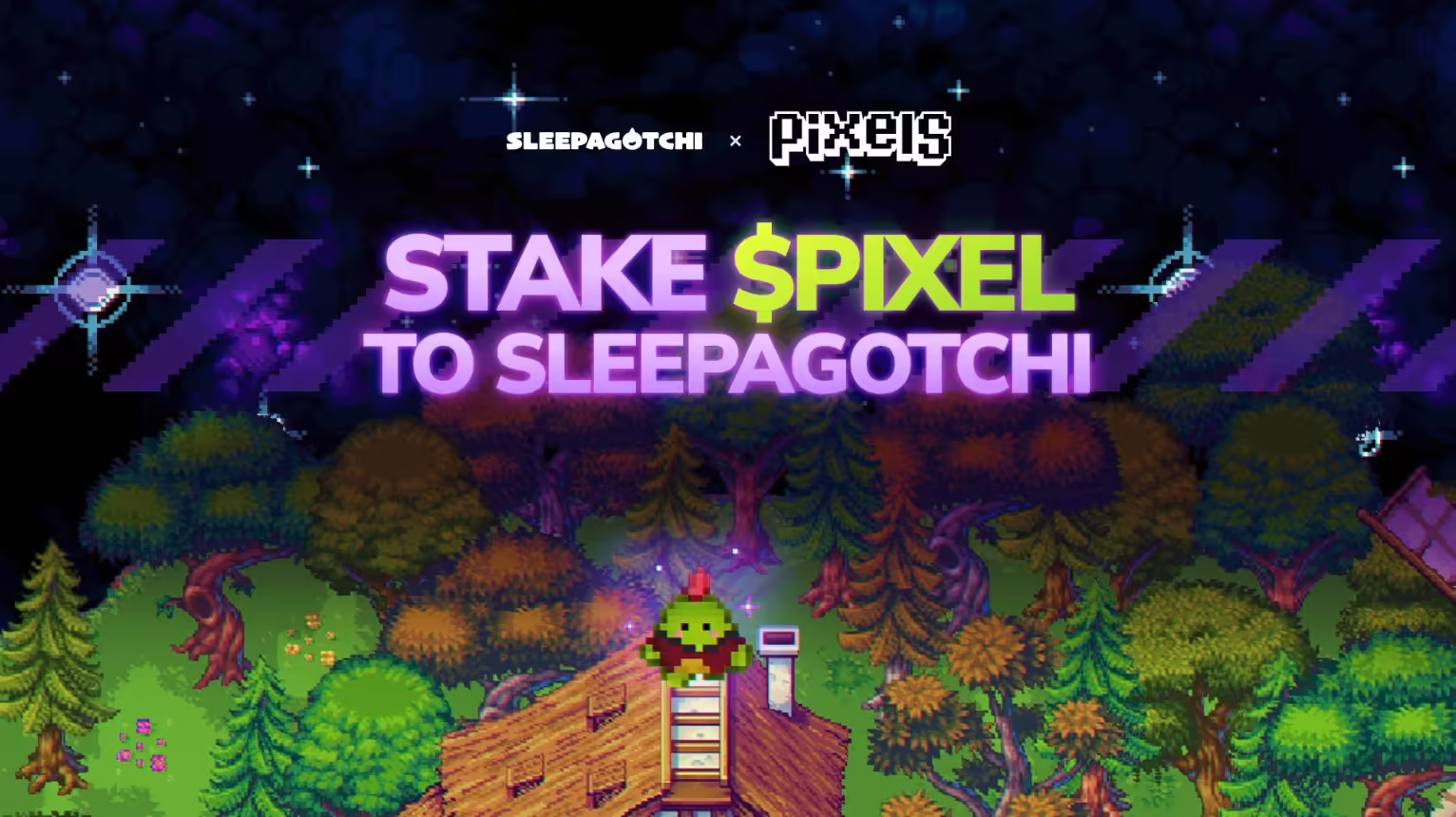 Pixels and Sleepagotchi Join Forces to Bring $PIXEL Staking to Telegram Gaming