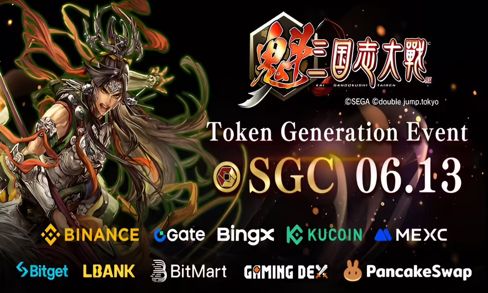 KAI: Battle of Three Kingdoms Sets $SGC TGE for June 13
