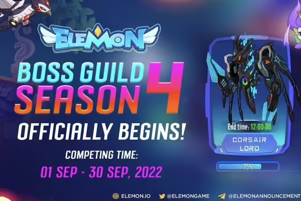 Elemon Officially Launches Boss Guild Season 4 | PlayToEarn