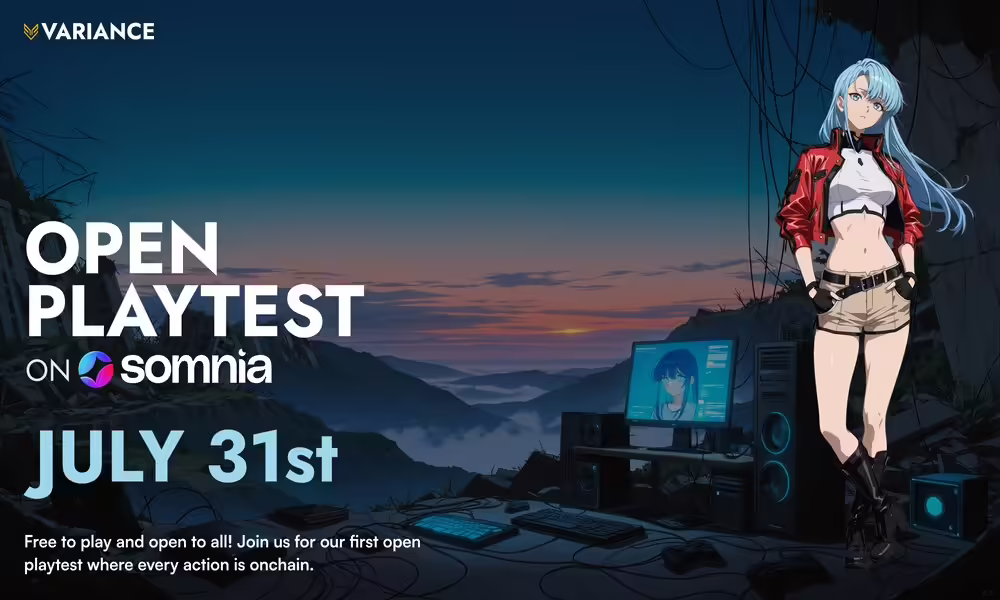 Play and Earn in Variance’s Open Playtest on Somnia