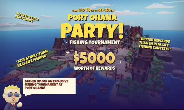 Paradise Tycoon Launches Port Ohana Fishing Tournament | PlayToEarn