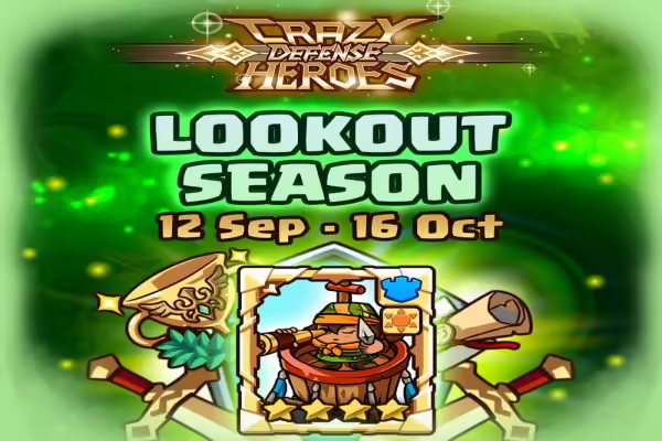 Crazy Defense Heroes announces the Lookout Season | PlayToEarn