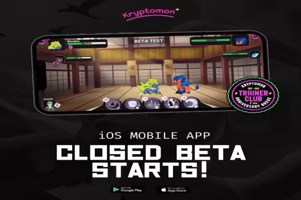 Kryptomon Trainers Club Members get closed beta access to iOS version | PlayToEarn