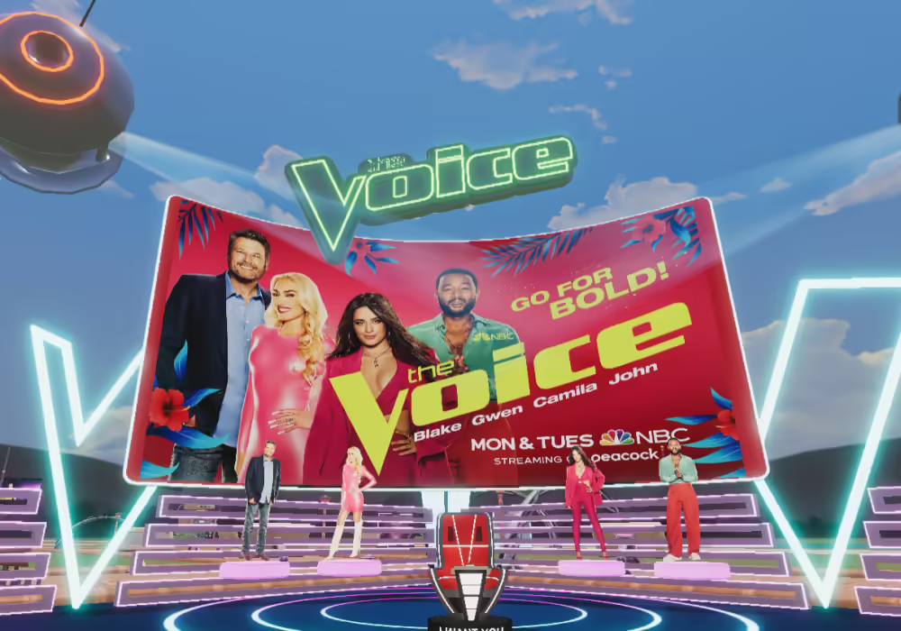 The Voice Metaverse is Now Live at the 2022 Decentraland Music Festival