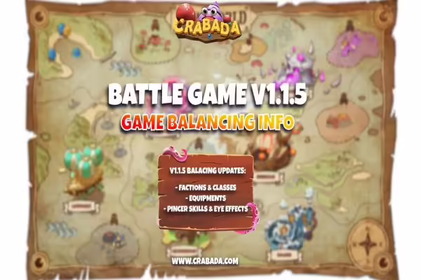 Crabada announces 1st Anniversary Trivia and Battle Game v1.1.5 Update | PlayToEarn