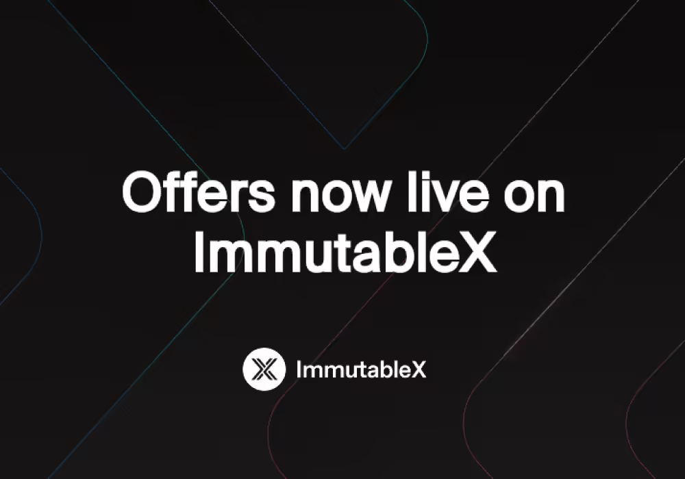 Immutable X Now Supports NFT offers From Users