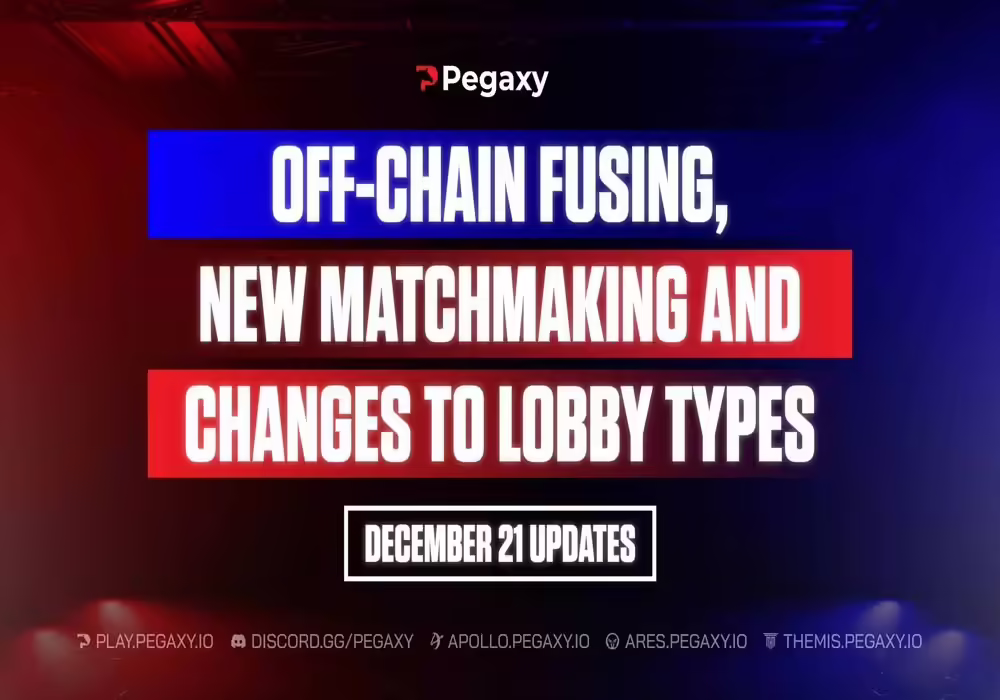 Pegaxy Introduces New Matchmaking, Off-Chain Fusing and More in Latest Update