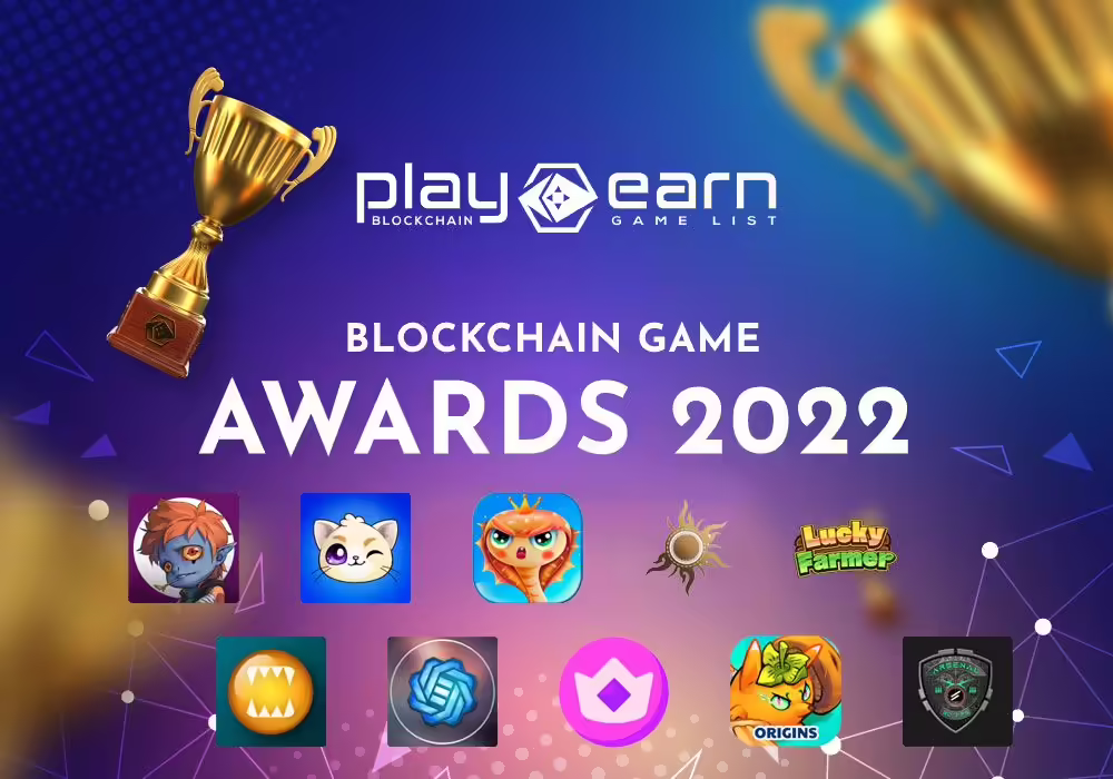 Best Blockchain Game 2022 - PlayToEarn Blockchain Game Awards 2022