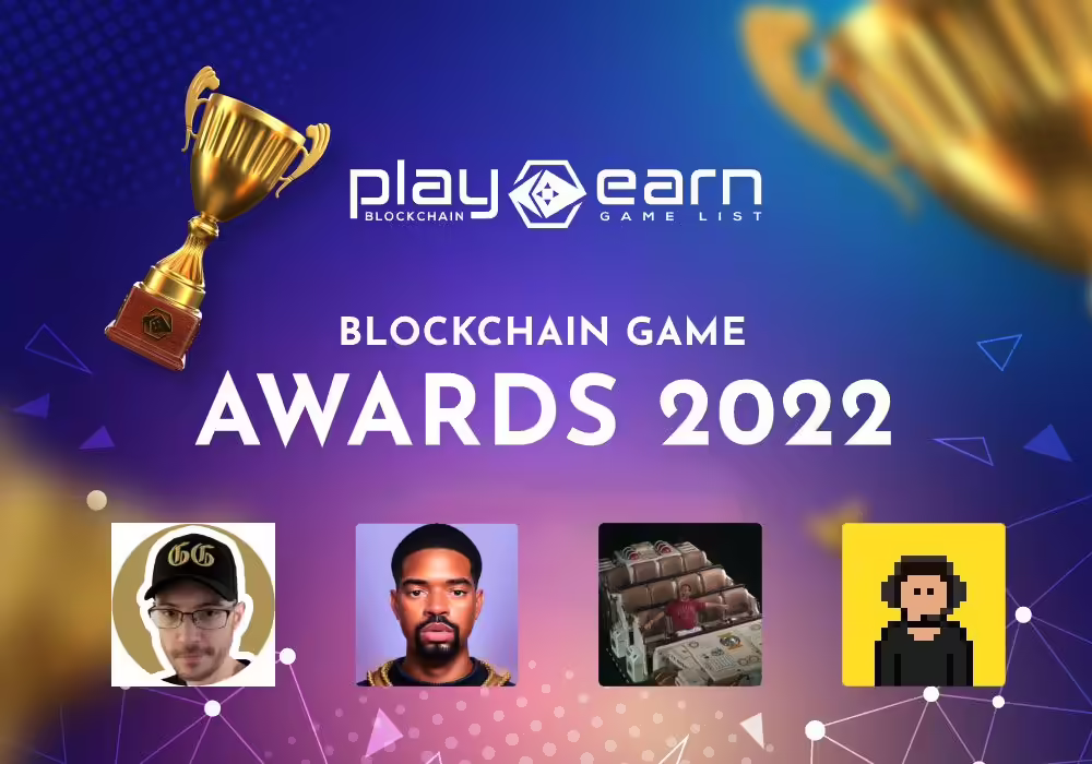 Best Content Creator 2022 - PlayToEarn Blockchain Game Awards 2022