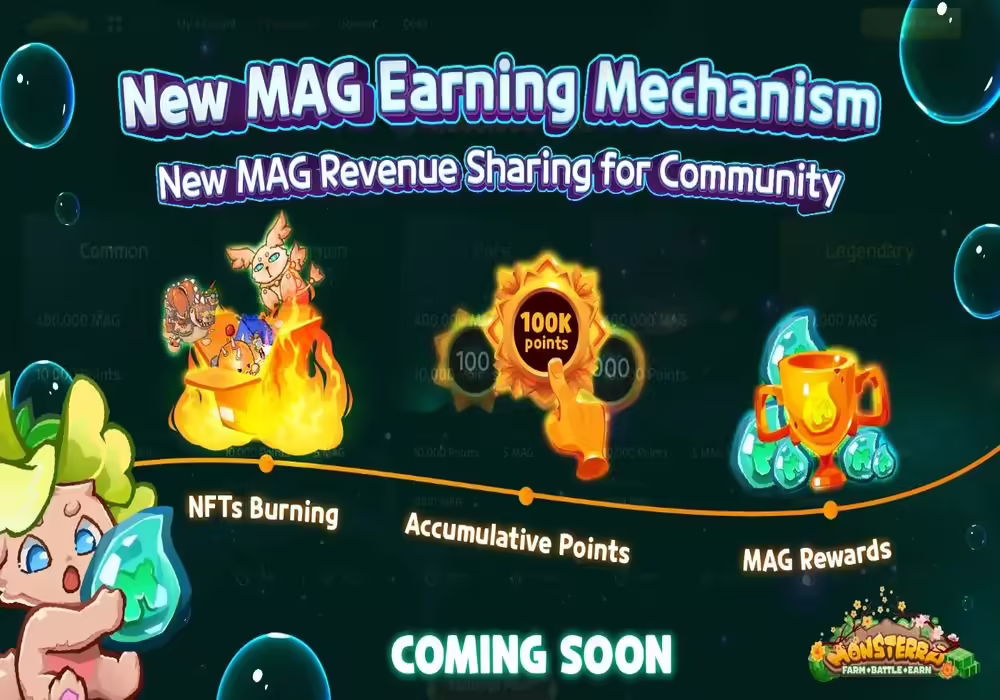 Monsterra Announces New MAG Earning Mechanism