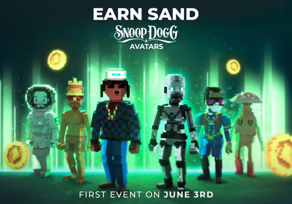 The Sandbox Announces a Prize Pool of 1M mSAND for Snoop Dogg Avatar Holders