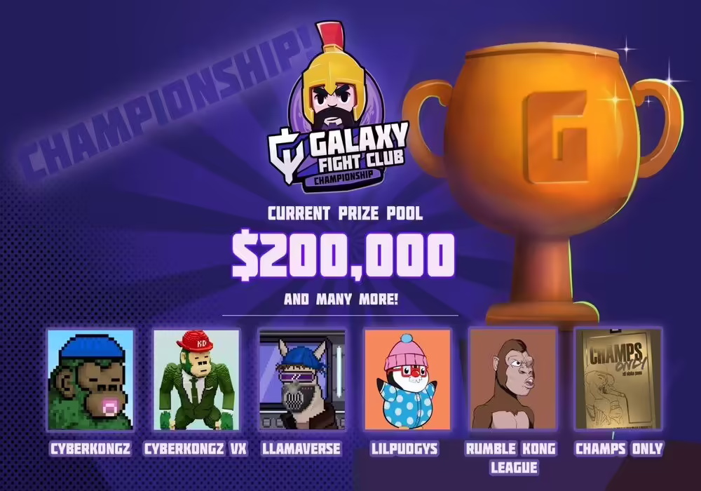Galaxy Fight Club’s $200K Cross-IP Championship Begins on February 19th