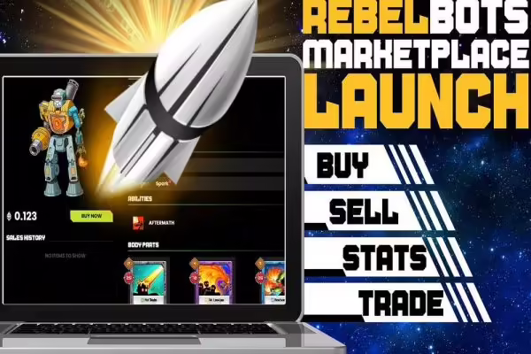 Rebel Bots Marketplace Is Live Together With 100K $RBLS Trading Contest | PlayToEarn