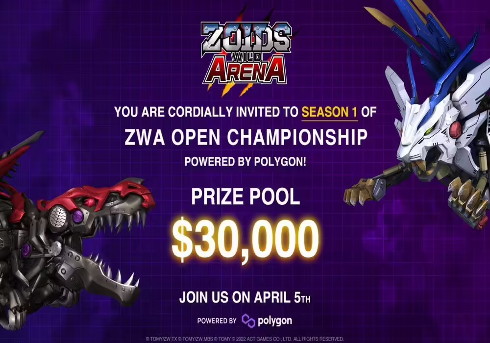 Zoids Wild Arena Announces Season 1 of ZWA Open Championship