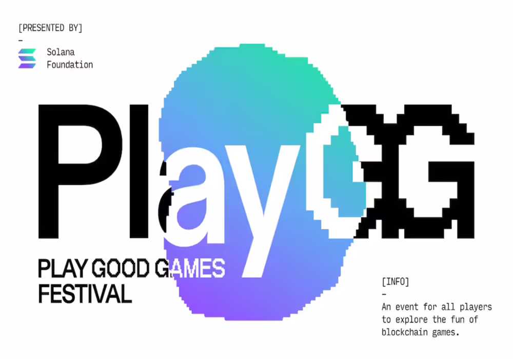 Solana Announces the PlayGG Festival, Coming to San Diego With More Than 50 Web3 Games