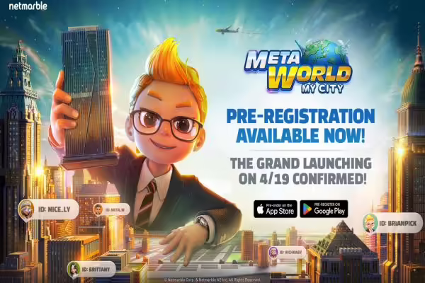 Real Estate Metaverse Meta World: My City by Netmarble Is Officially Launching on April 19th | PlayToEarn