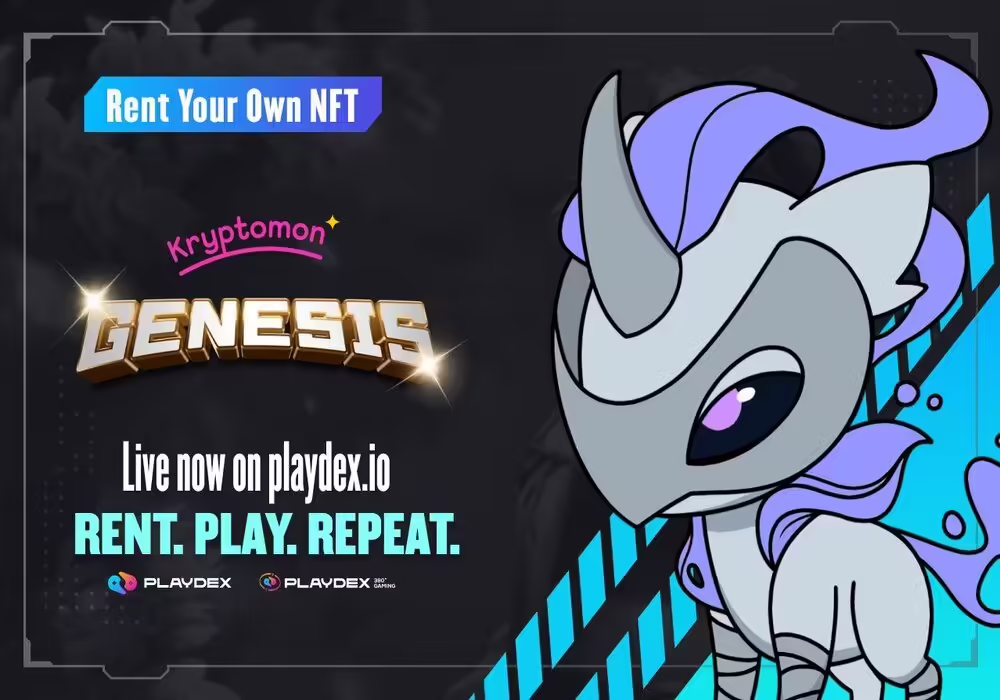Kryptomon Launches NFT Rental Marketplace on Playdex