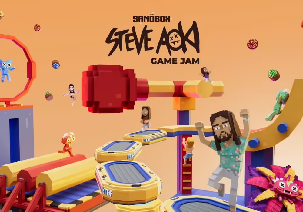 Steve Aoki's Game Jam Goes Live in The Sandbox with a 50k SAND Prize Pool