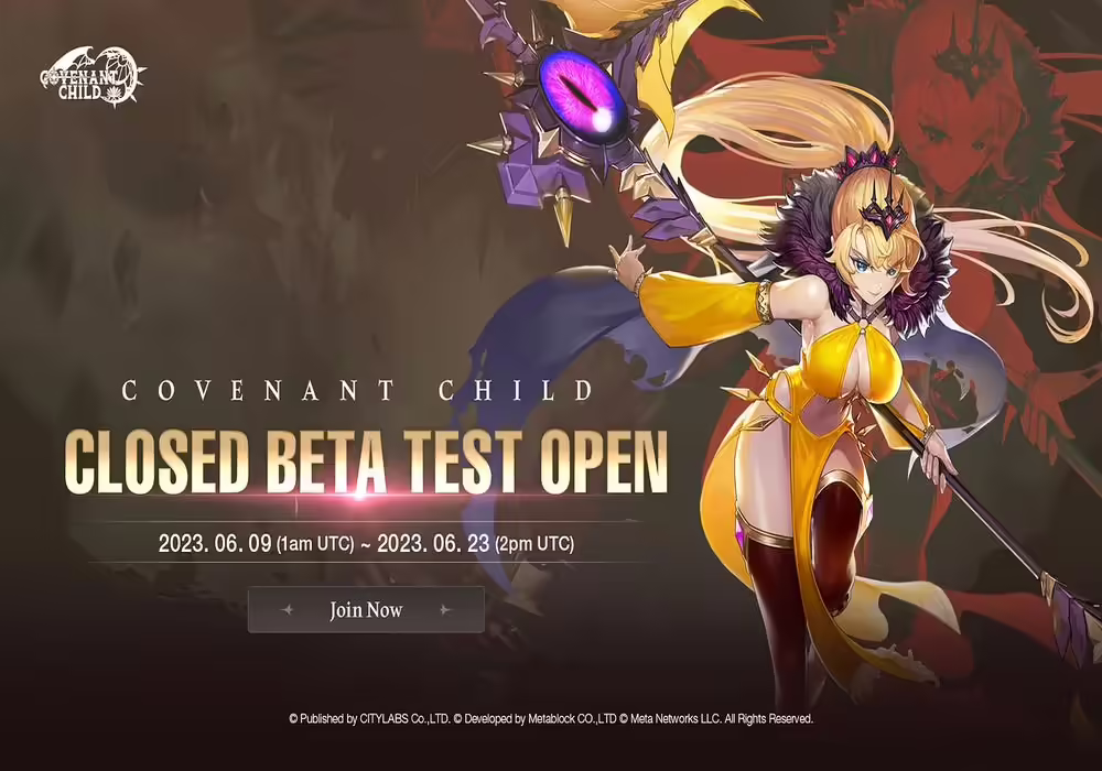 Covenant Child Announces CBT Event With $30K BUSD Reward Pool