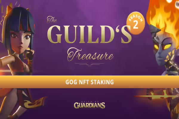 Guild of Guardians Kicks Off GOG NFT Staking for The Guild’s Treasure Season Two | PlayToEarn
