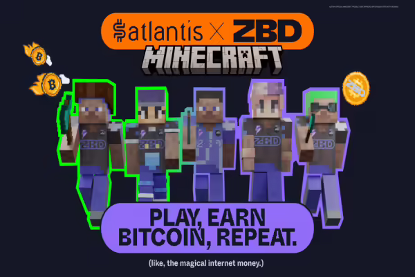 ZEBEDEE Brings Bitcoin Rewards to Minecraft Server Satlantis | PlayToEarn