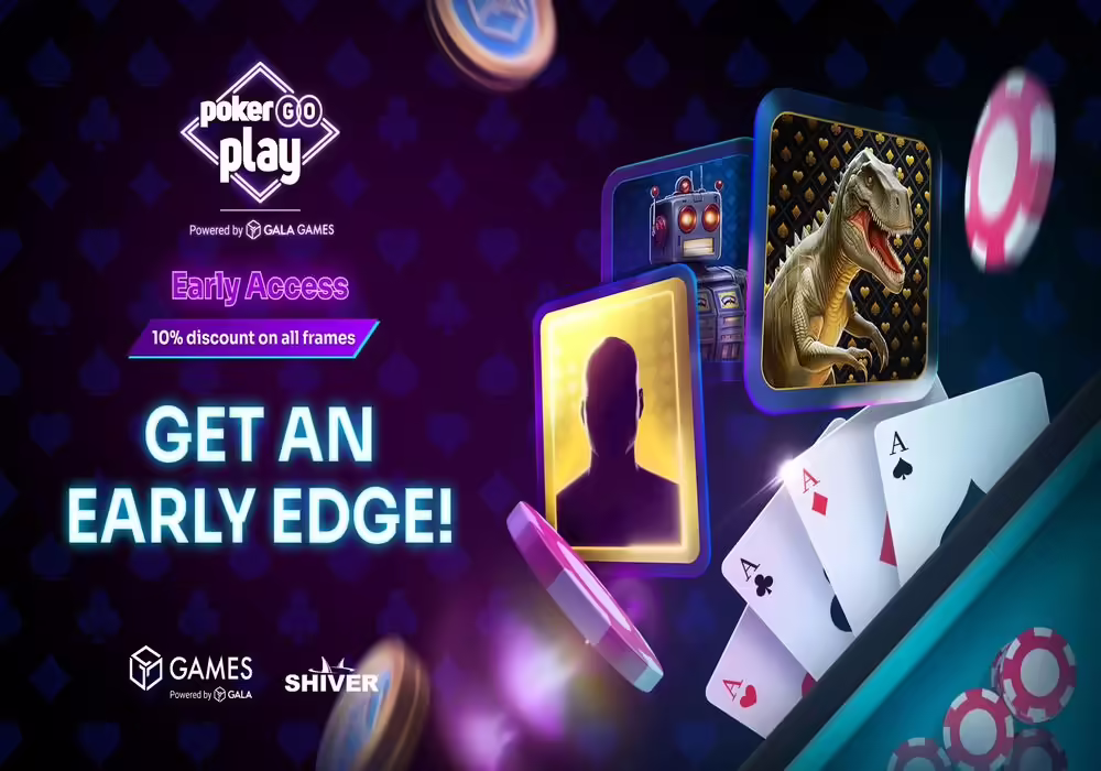 PokerGO Play Launches in Early Access with NFT Avatar Frames Sale Discount