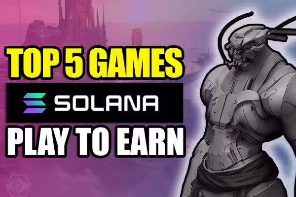 TOP 5 PLAY TO EARN CRYPTO GAMES on SOLANA September 2023 | PlayToEarn