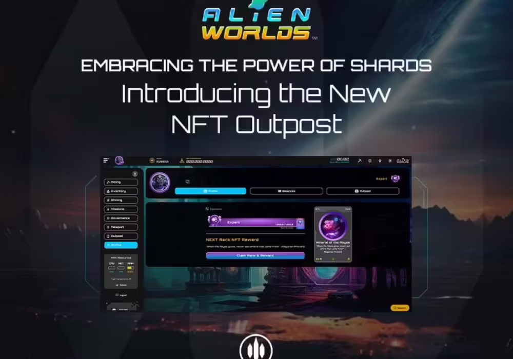 Alien Worlds Reinvents NFT Outposts with the Introduction of Shards