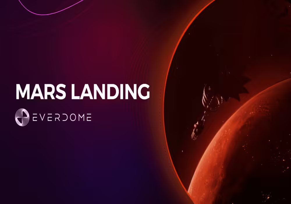 Everdome Announces First Mars Landing Event Will Start on September 28th