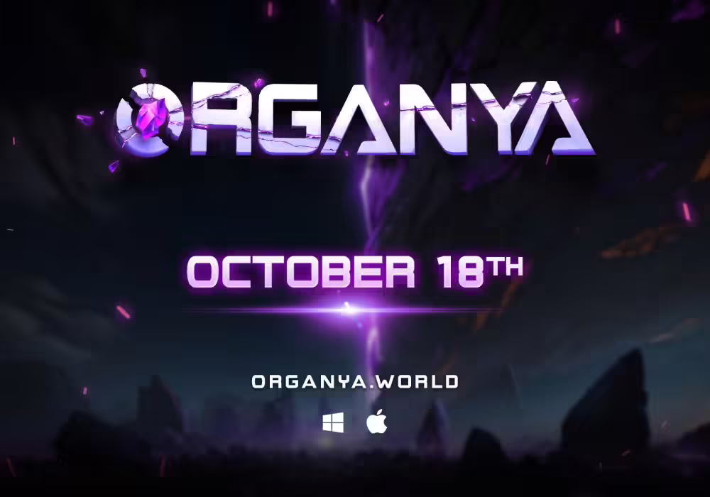 Organya: The Next Evolution in Web3 Gaming is launching October 18th