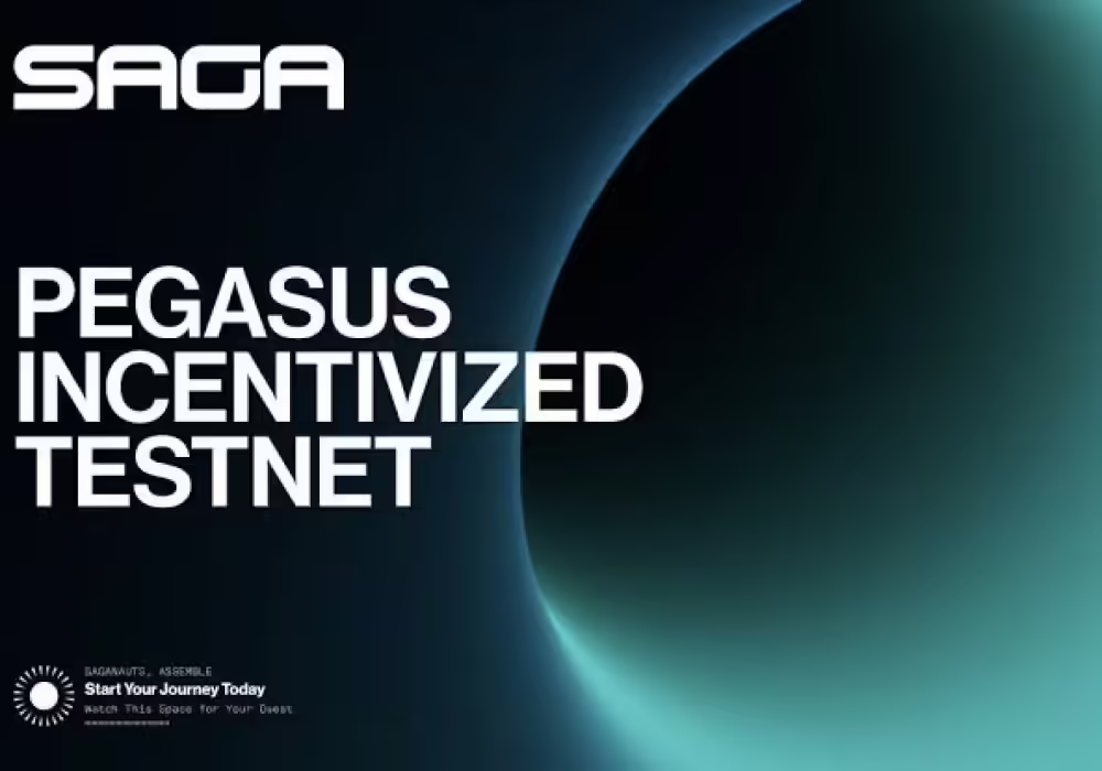 Saga Declares the Pegasus Incentivized Testnet's Launch