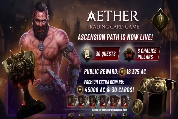 Aether TCG Gets Updated With New Progression System: Ascension Path | PlayToEarn